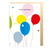 3D KLAPPKARTE Birthday Luftballons - not the girl who misses much