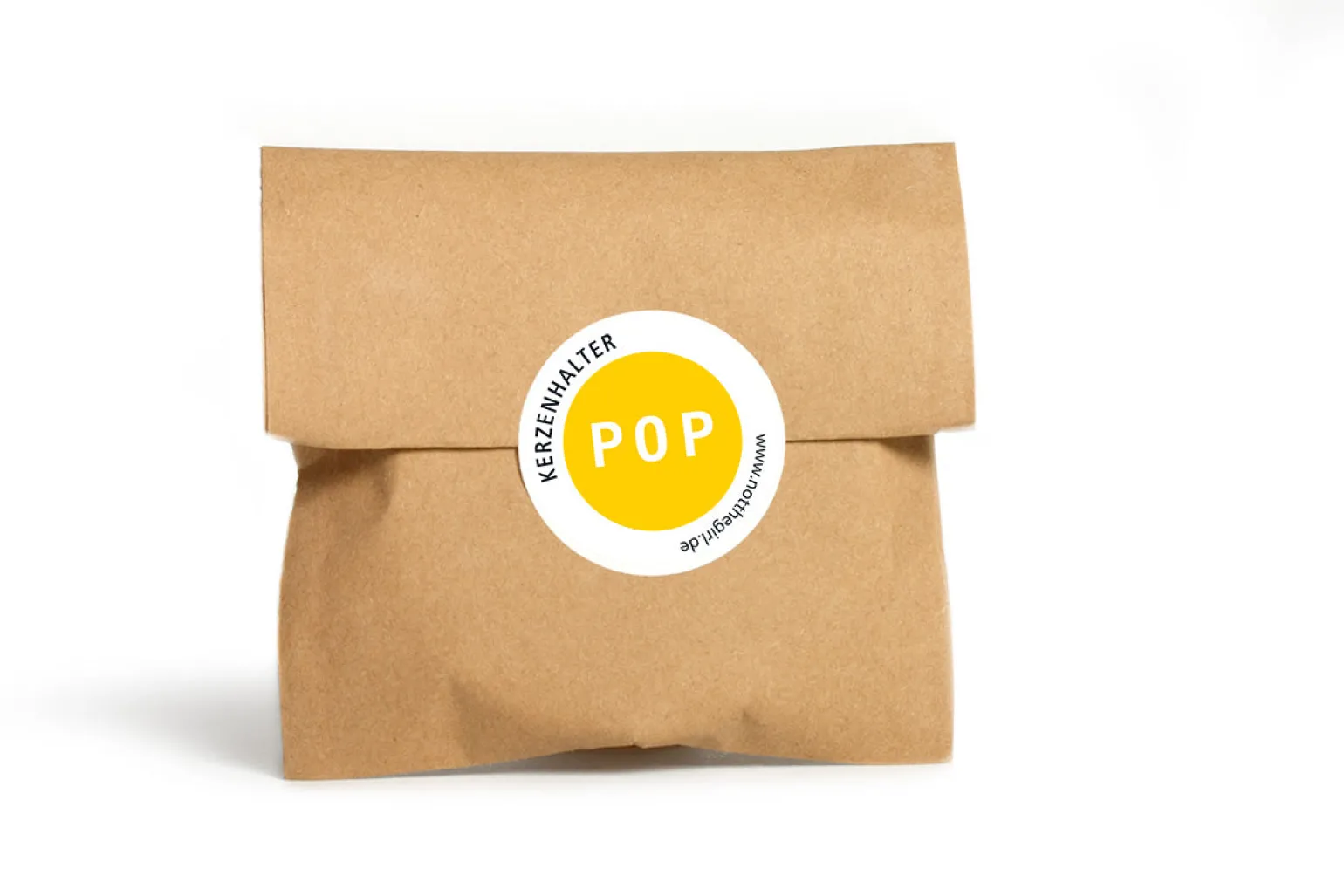 Kerzenhalter POP gelb - not the girl who misses much