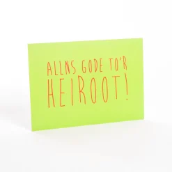 Postkarte "Allns Gode to´r Heiroot!" - KH