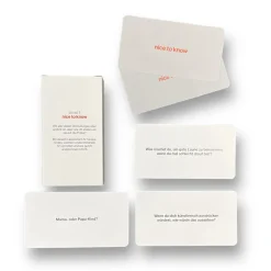 the deep talk - connection card game